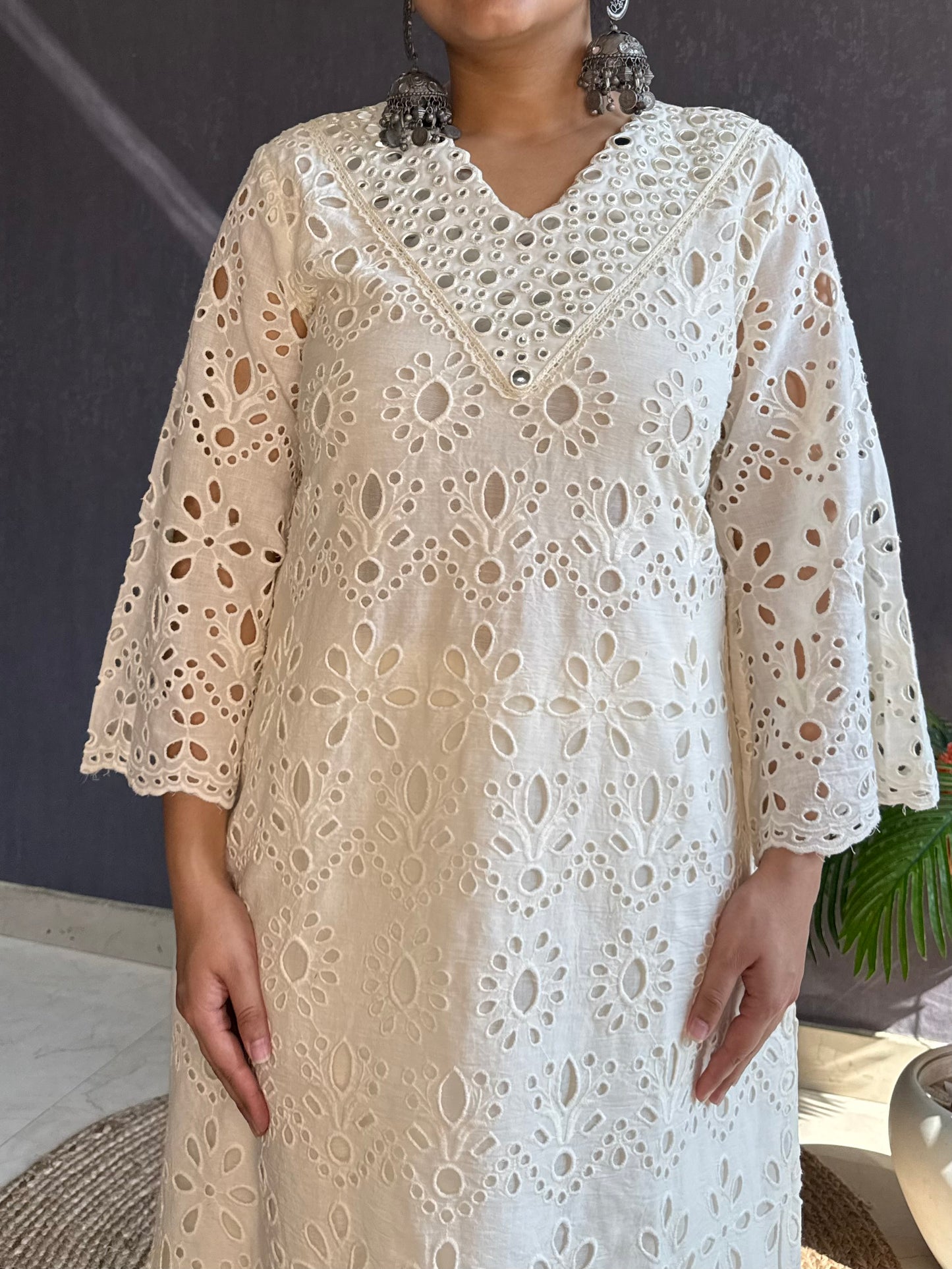 Schiffili floral cotton Coord set