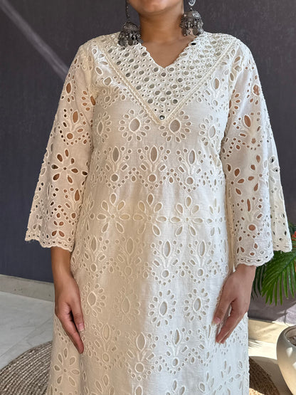 Schiffili floral cotton Coord set