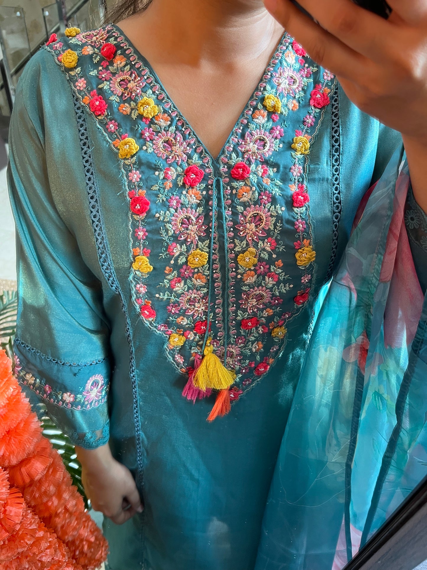 Aline Pakistani Handwork suit