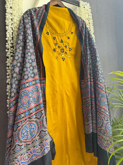 Cotton ajrakh suits