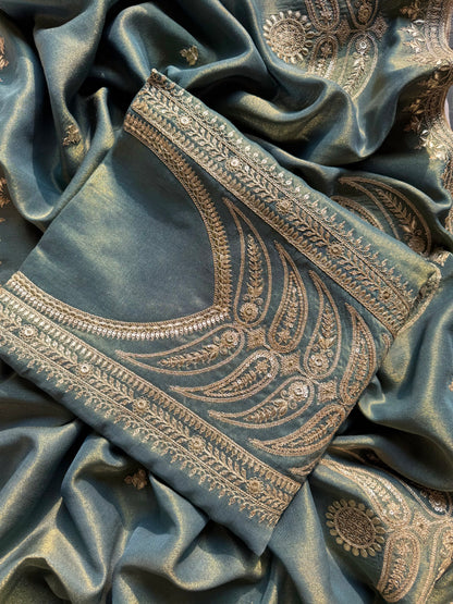 Luxurious Tissue silk suit