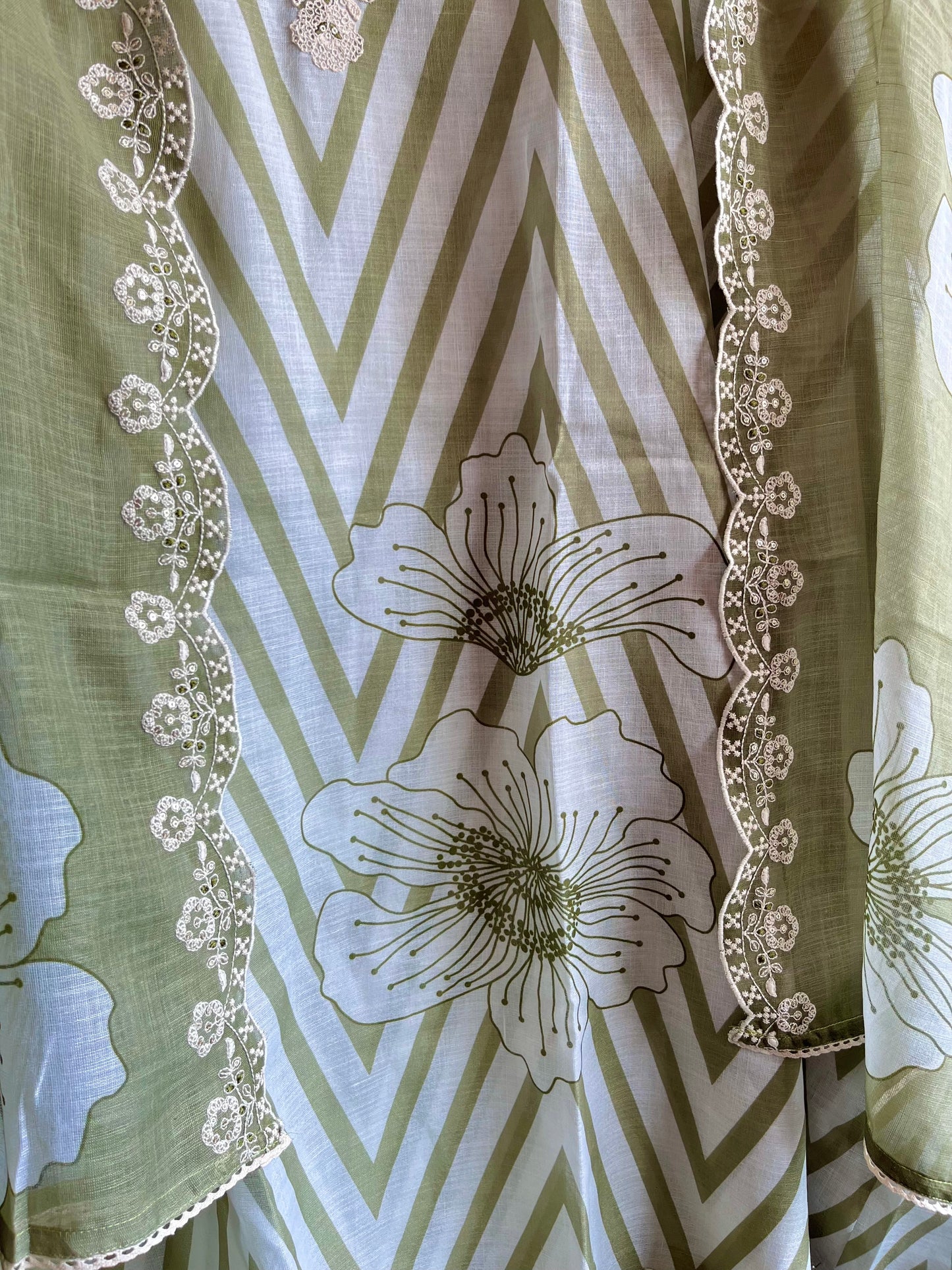 Aari work premium linen suits