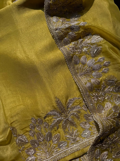 Luxurious Aari work handwork suit
