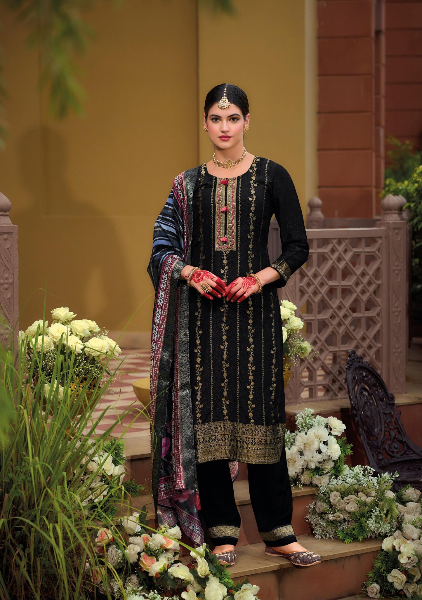 Benarsi silk suit sets