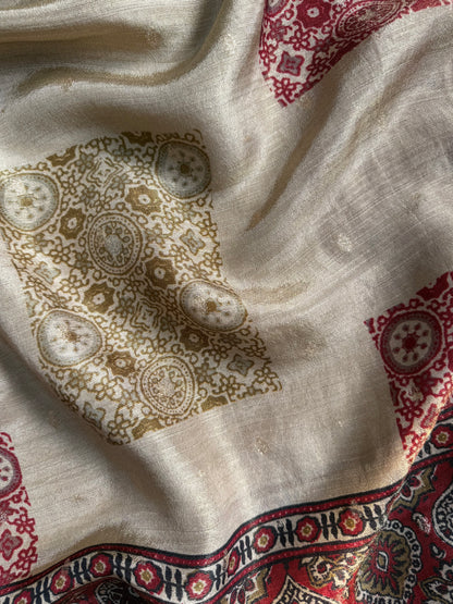 Luxurious Tissue silk Aari work suit