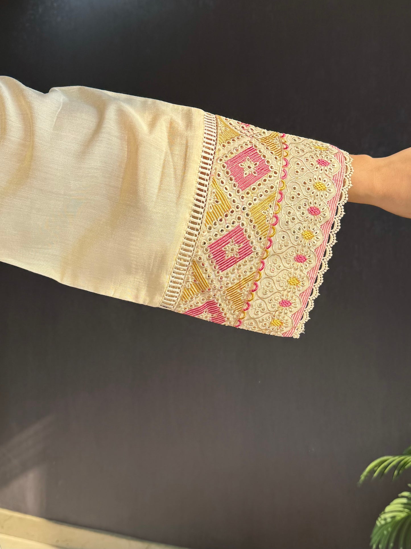 Angrakha Pakistani designer suit