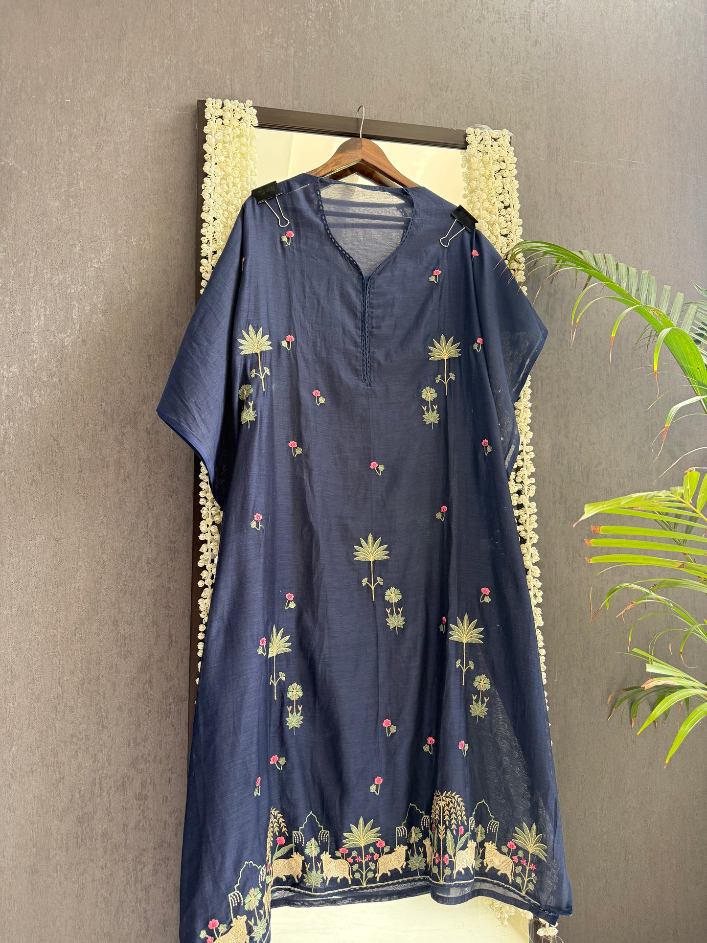 Luxurious Mul chanderi pichwai suit