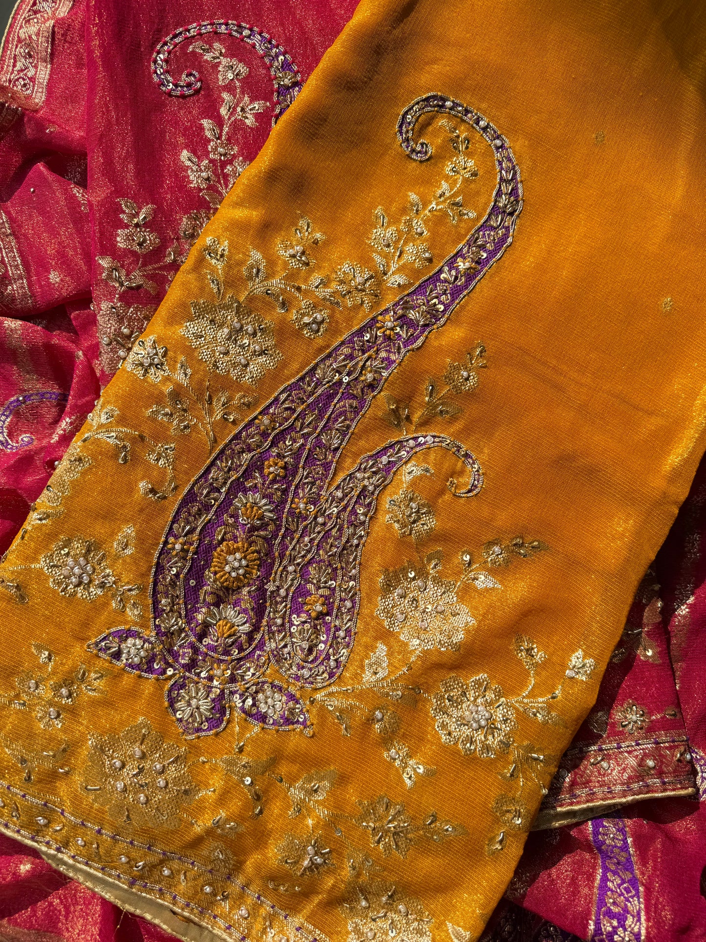 Benarsi zardozi suit