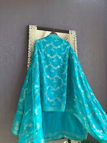 Resham Benarsi silk suit