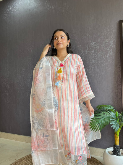 Linen designer suits