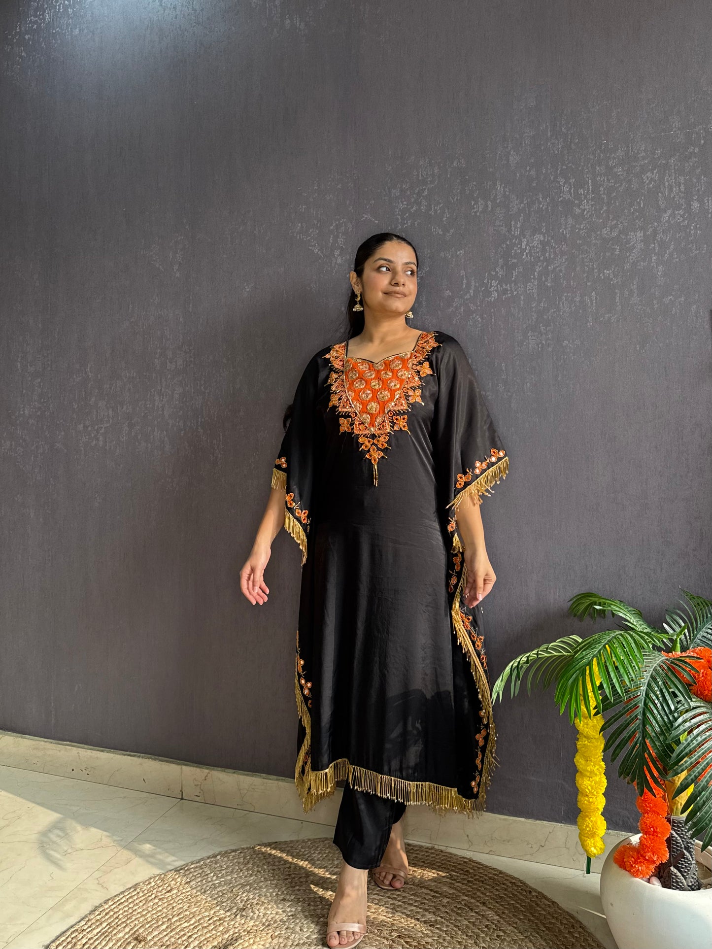 Handwork Sheesha kaftan set