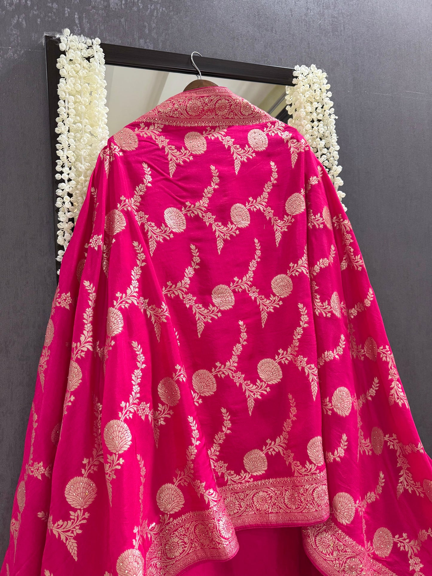 Banarsi handwork silk suit