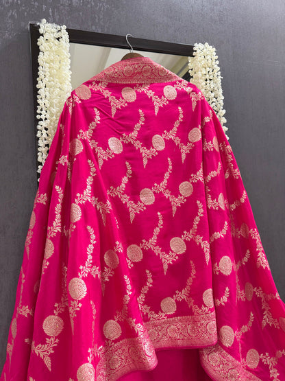 Banarsi handwork silk suit