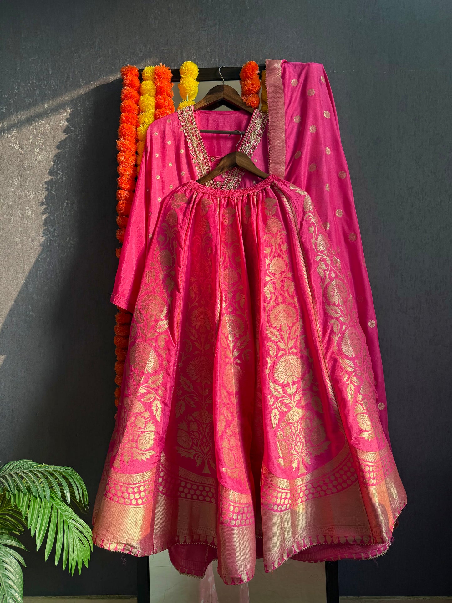 Premium Benarsi silk Lehenga set