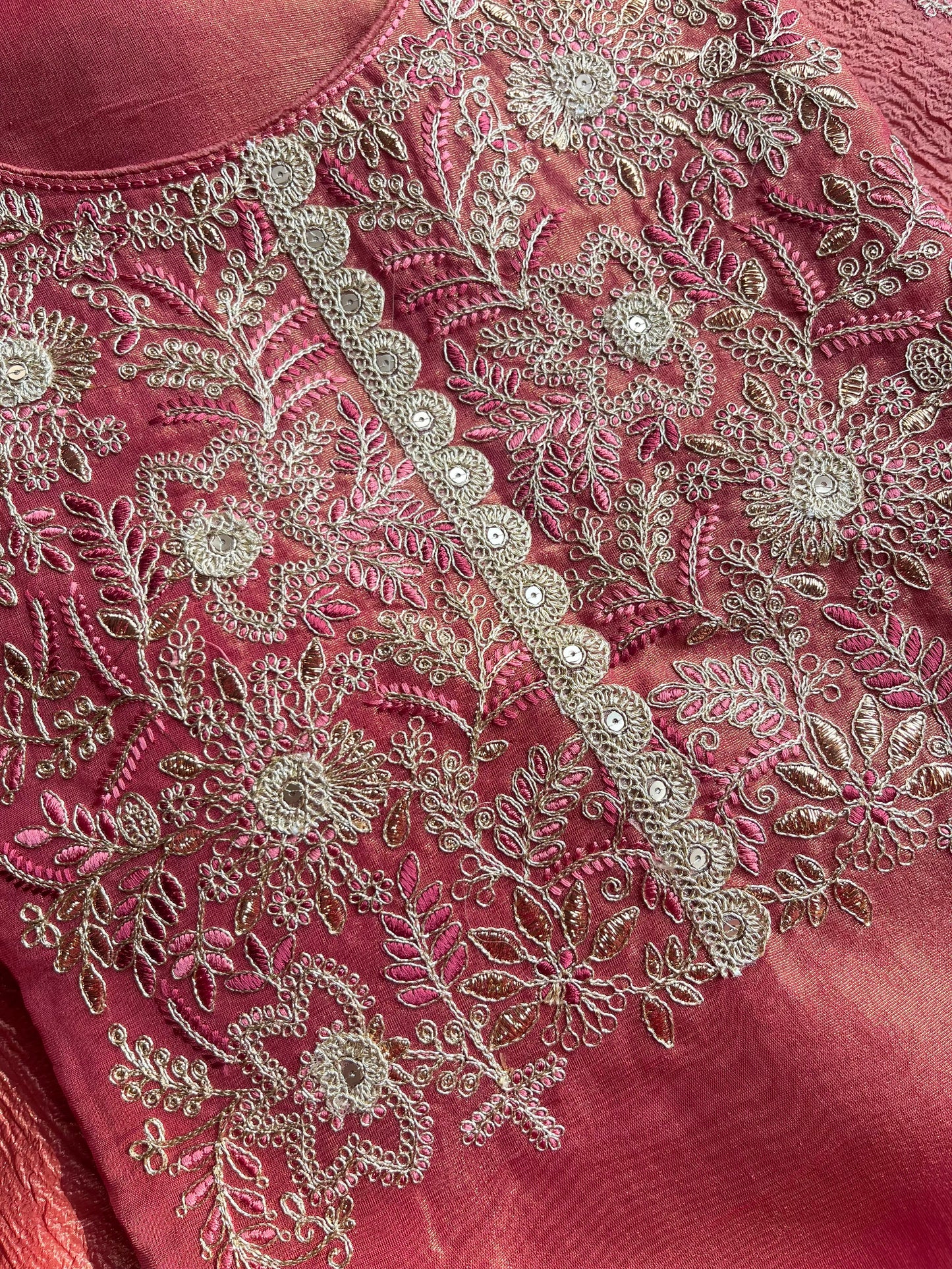 Luxurious Marori aari work suit