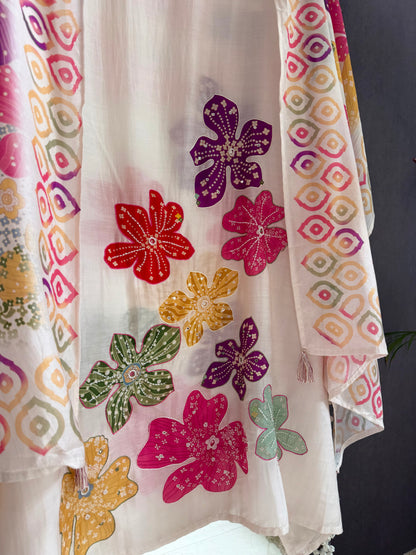 Premium muslin Cotton handwork suit