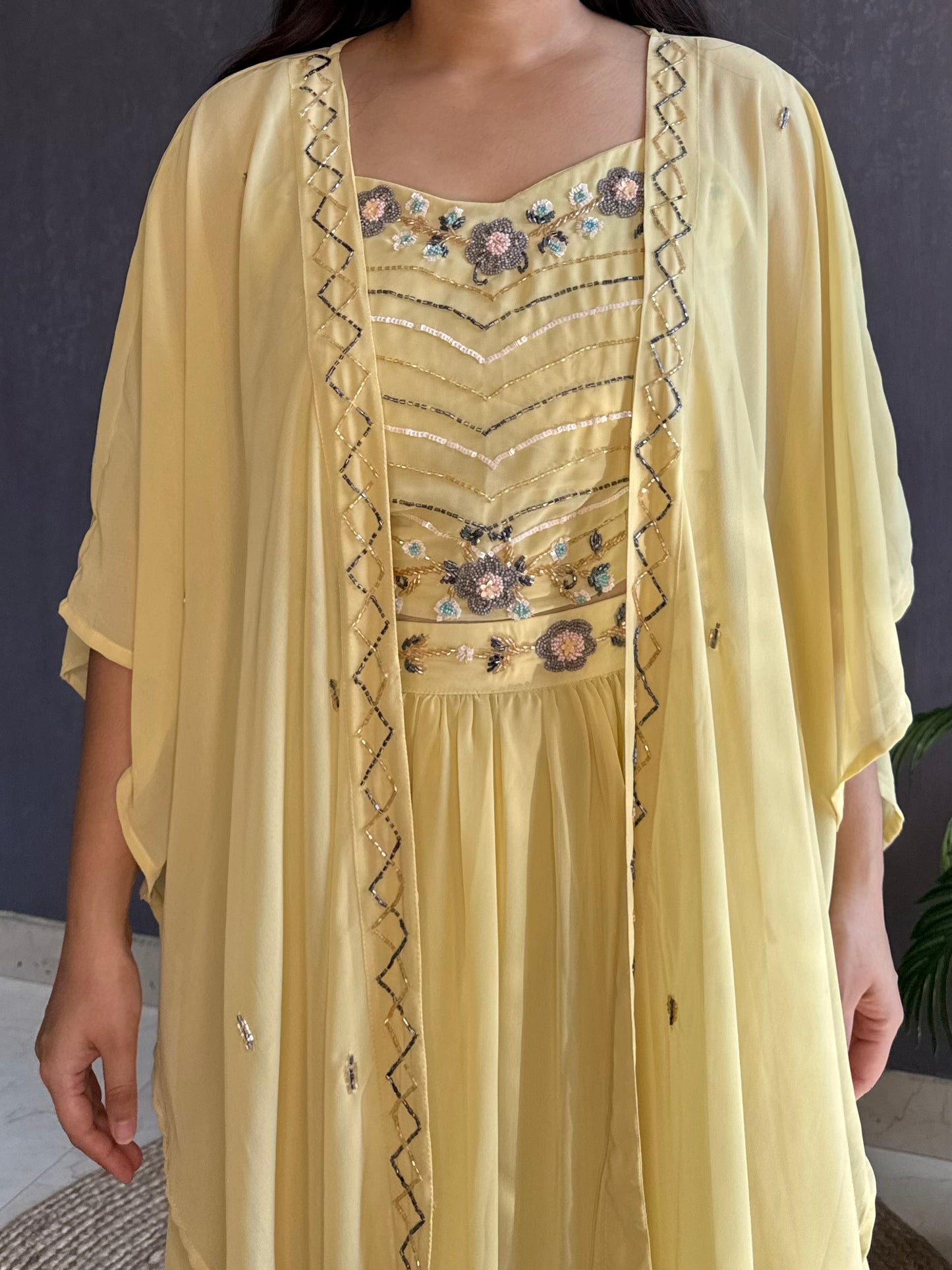 Cape Lehenga set
