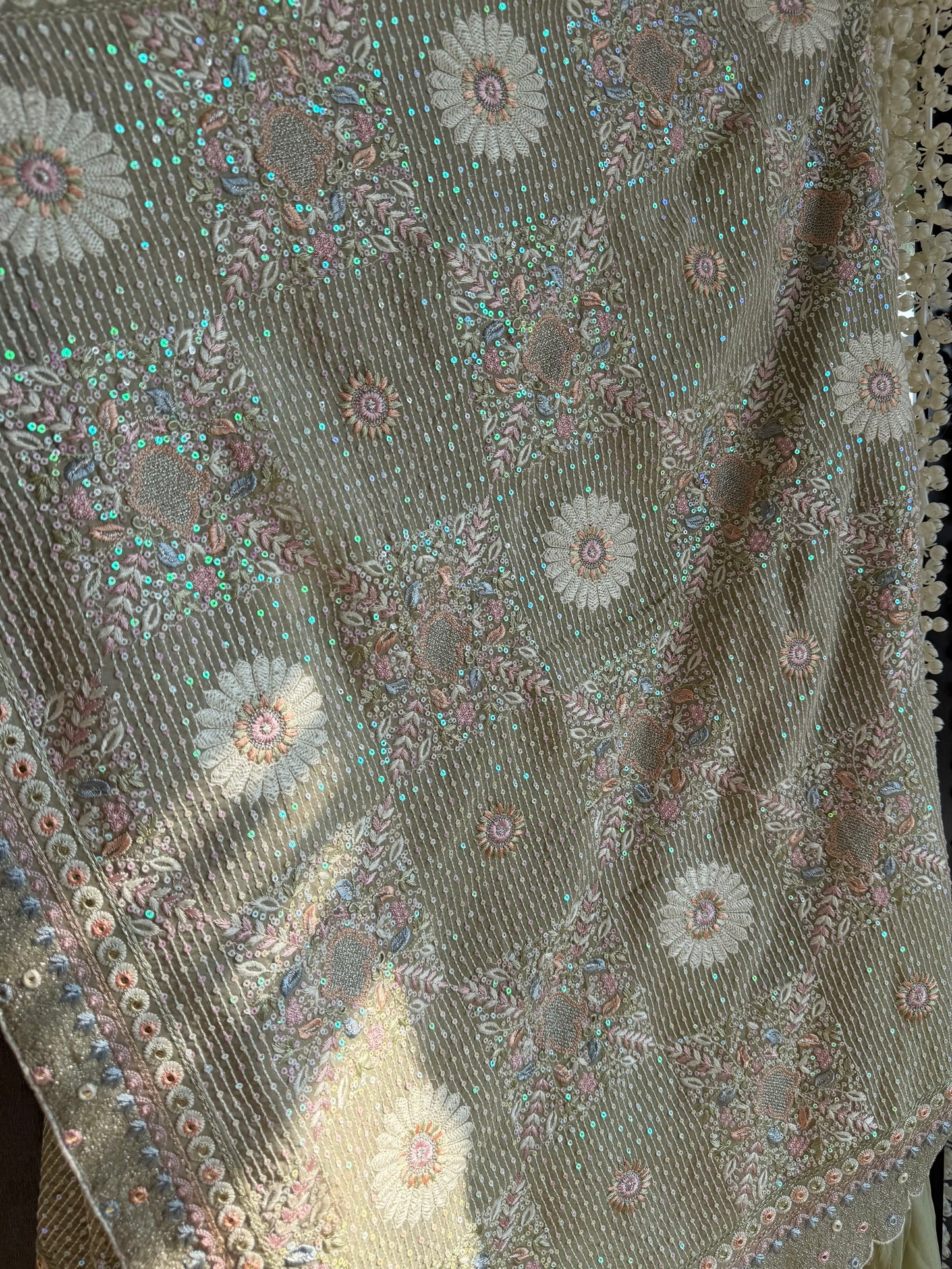 Lucknowi chikankari handwork suit