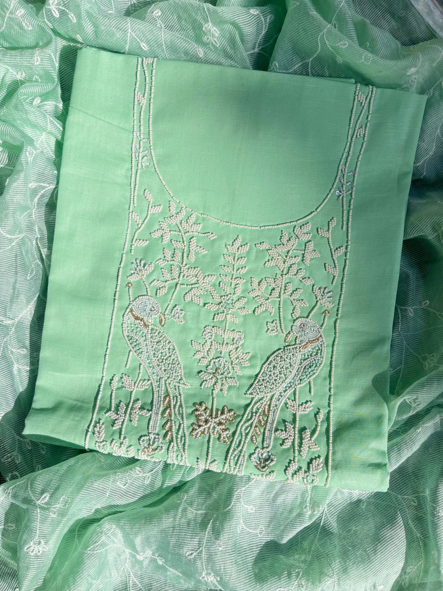 Pearlwork premium cotton suits