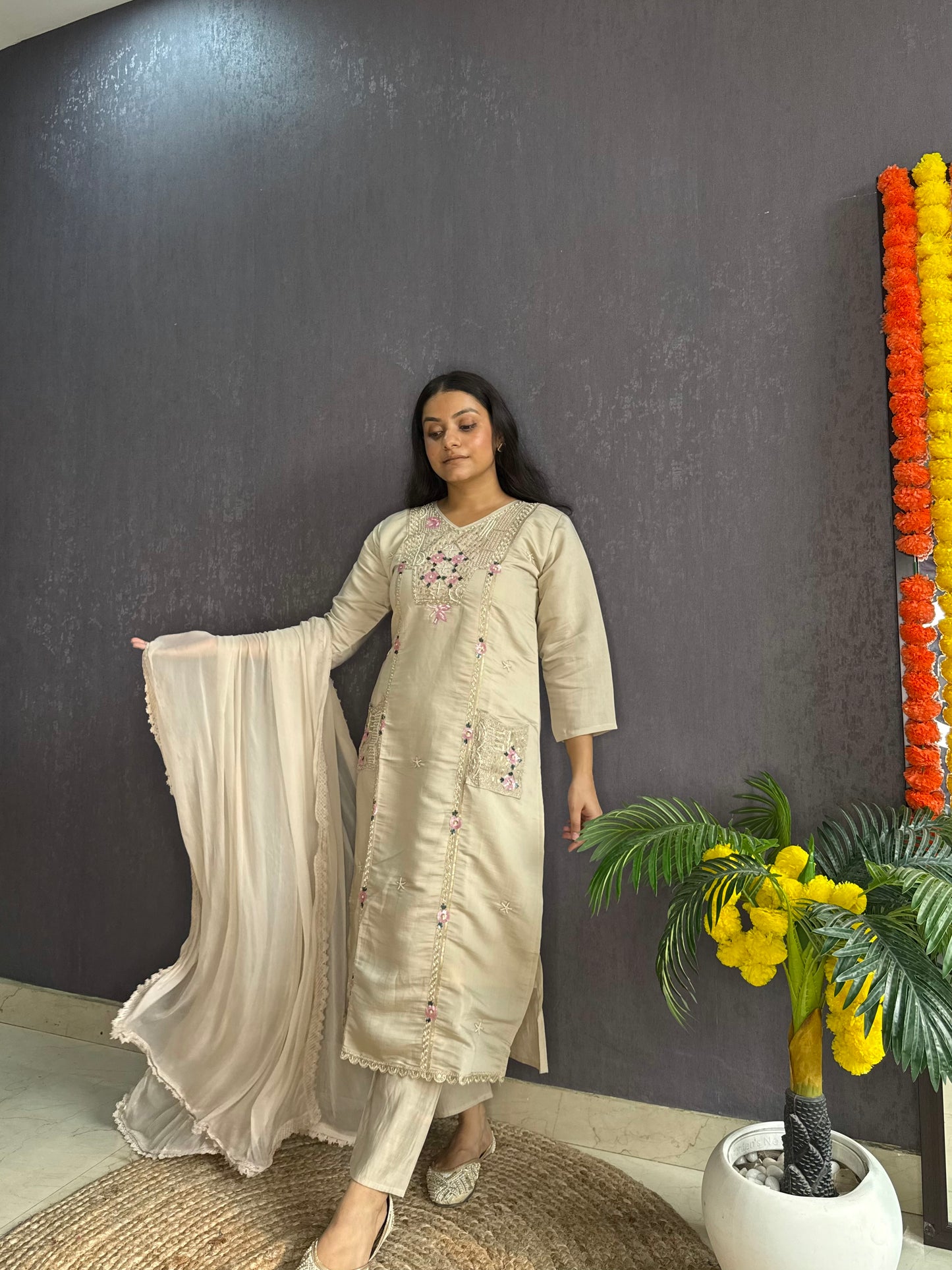 Handwork modal suit sets