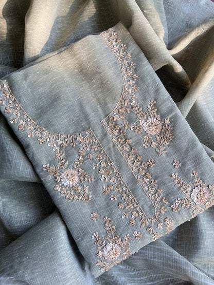 Benarsi kota handwork suit