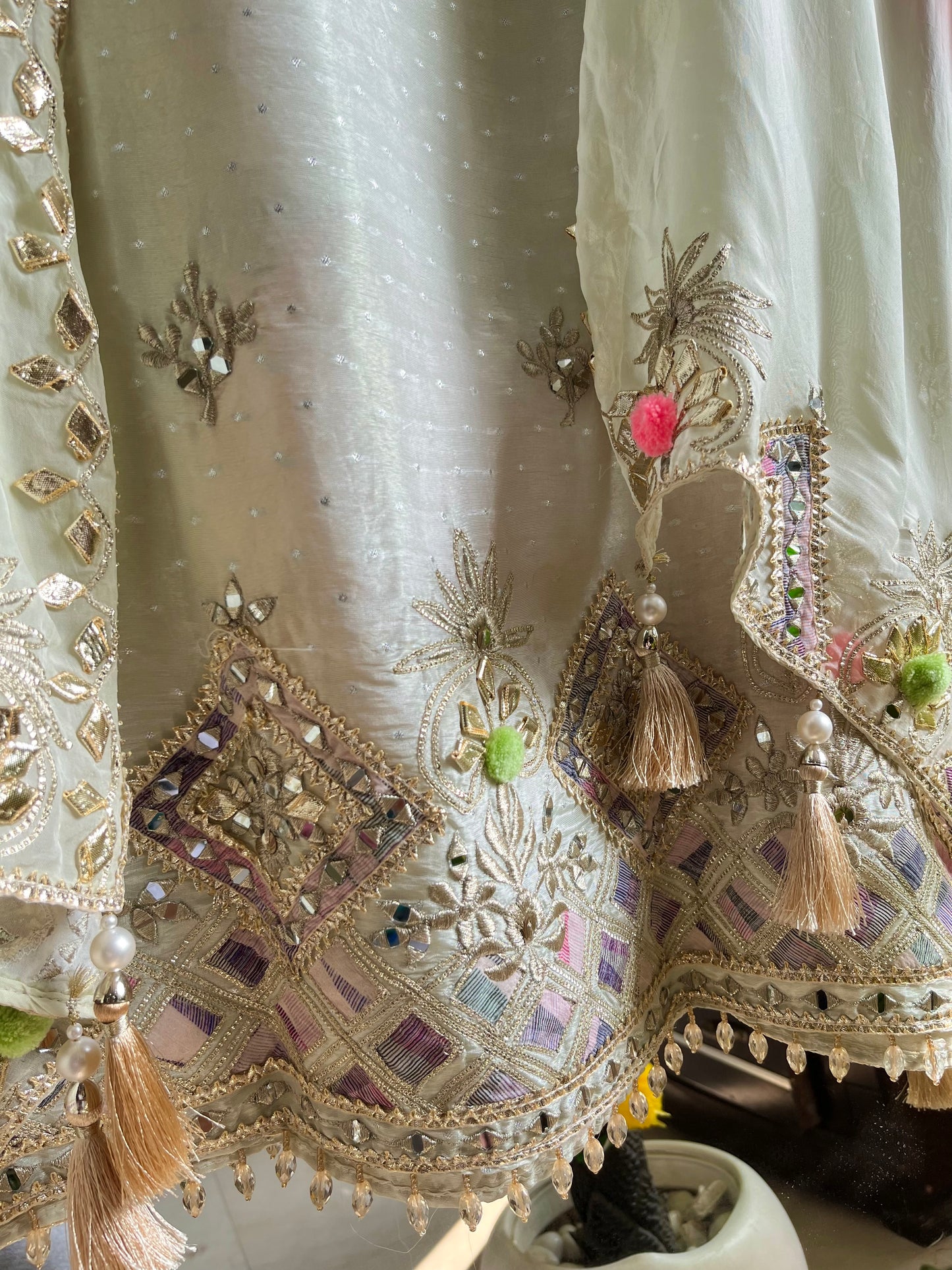 Luxurious Gotapatti Benarsi suit