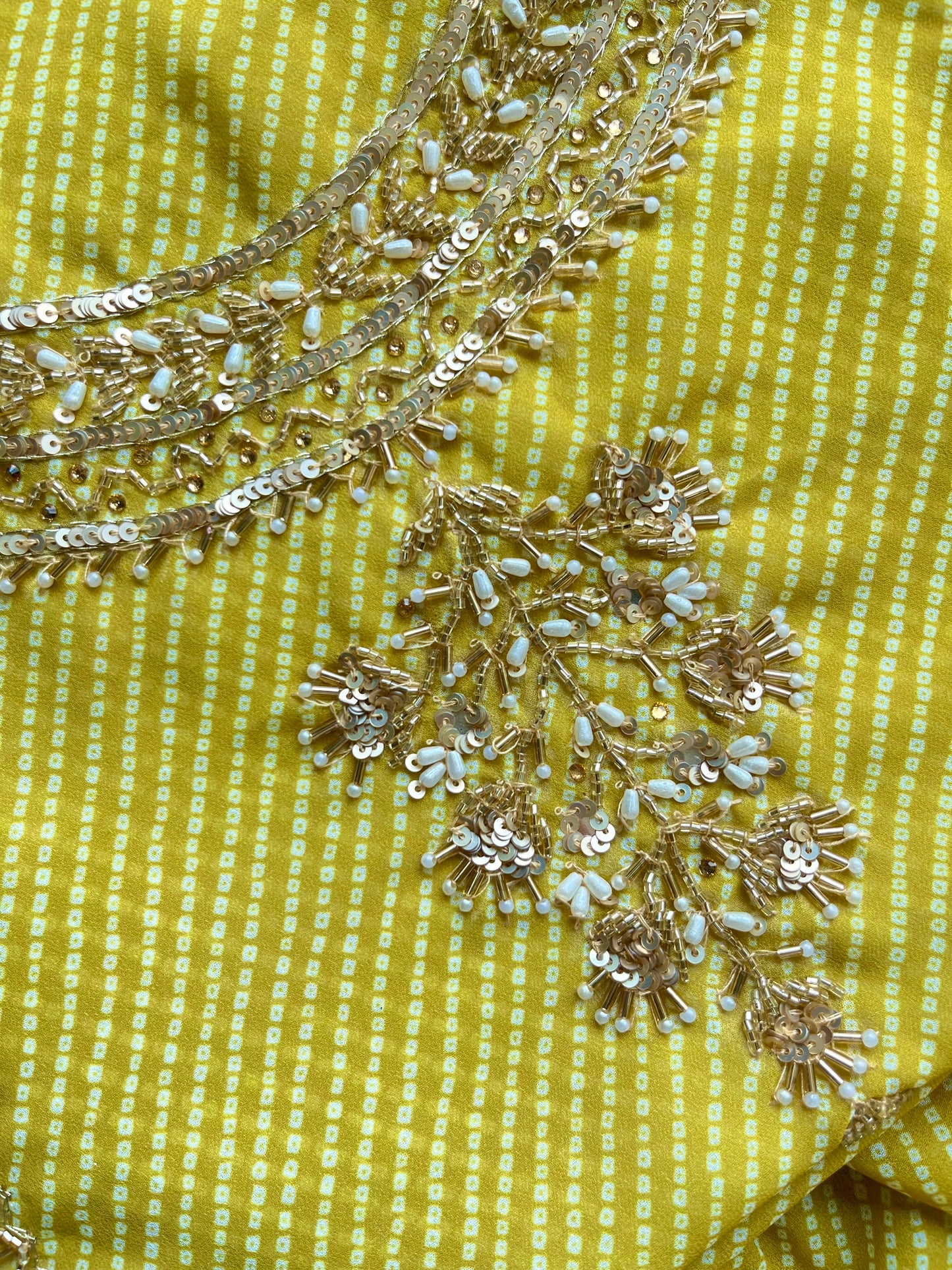 Punjabi Bandhani handwork suits
