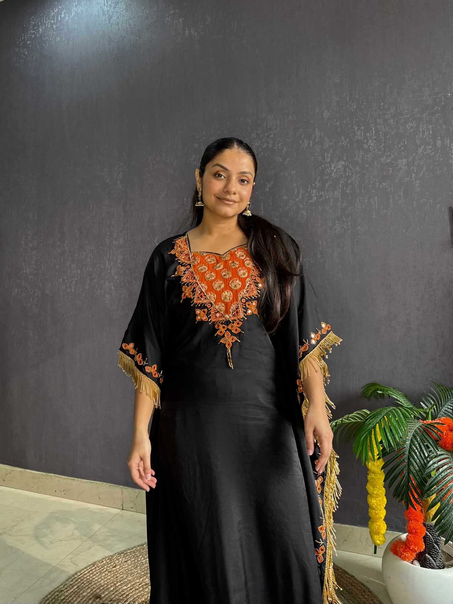 Handwork Sheesha kaftan set