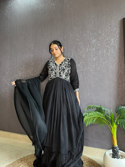 Handwork Anarkali suit
