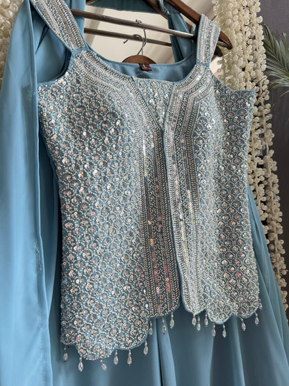 Handwork sharara set