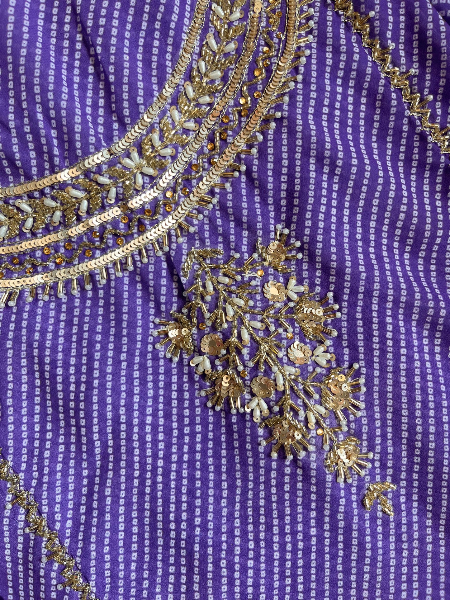 Punjabi Bandhani handwork suits