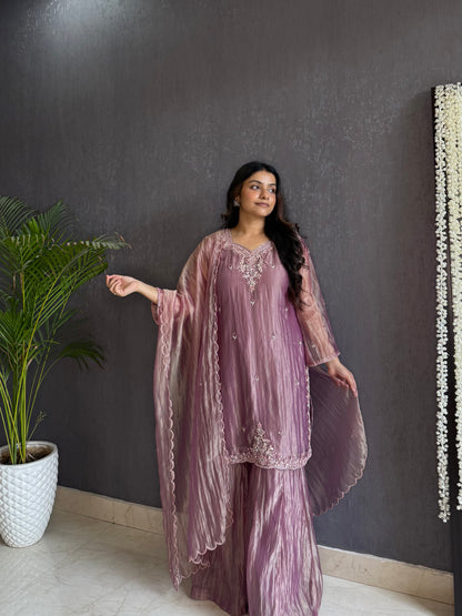 Handwork sharara set