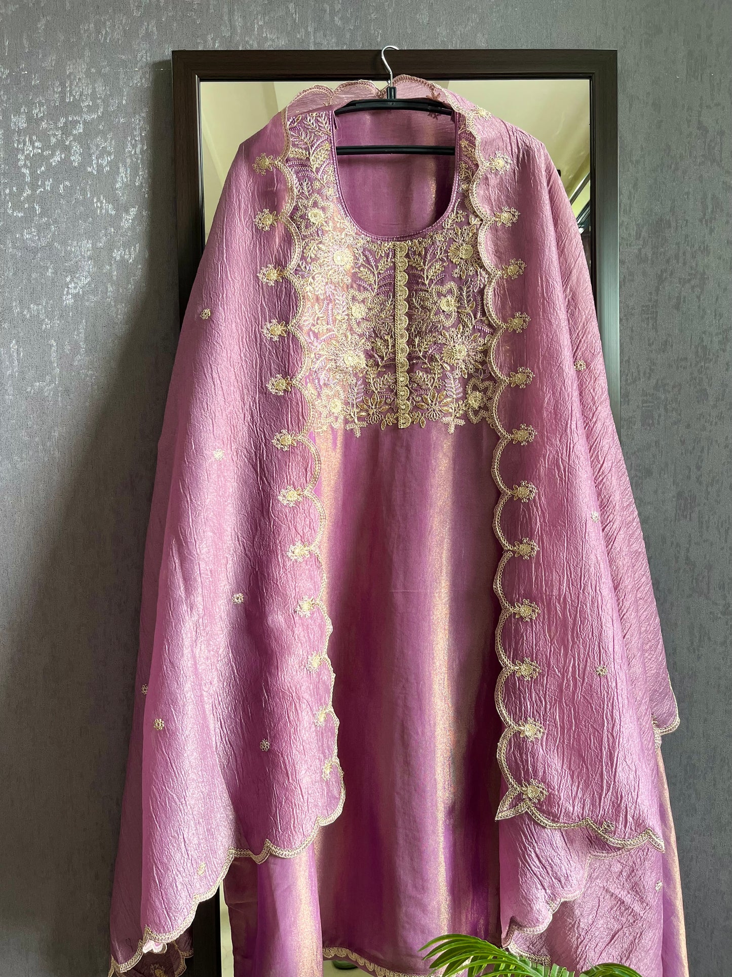Luxurious Marori aari work suit