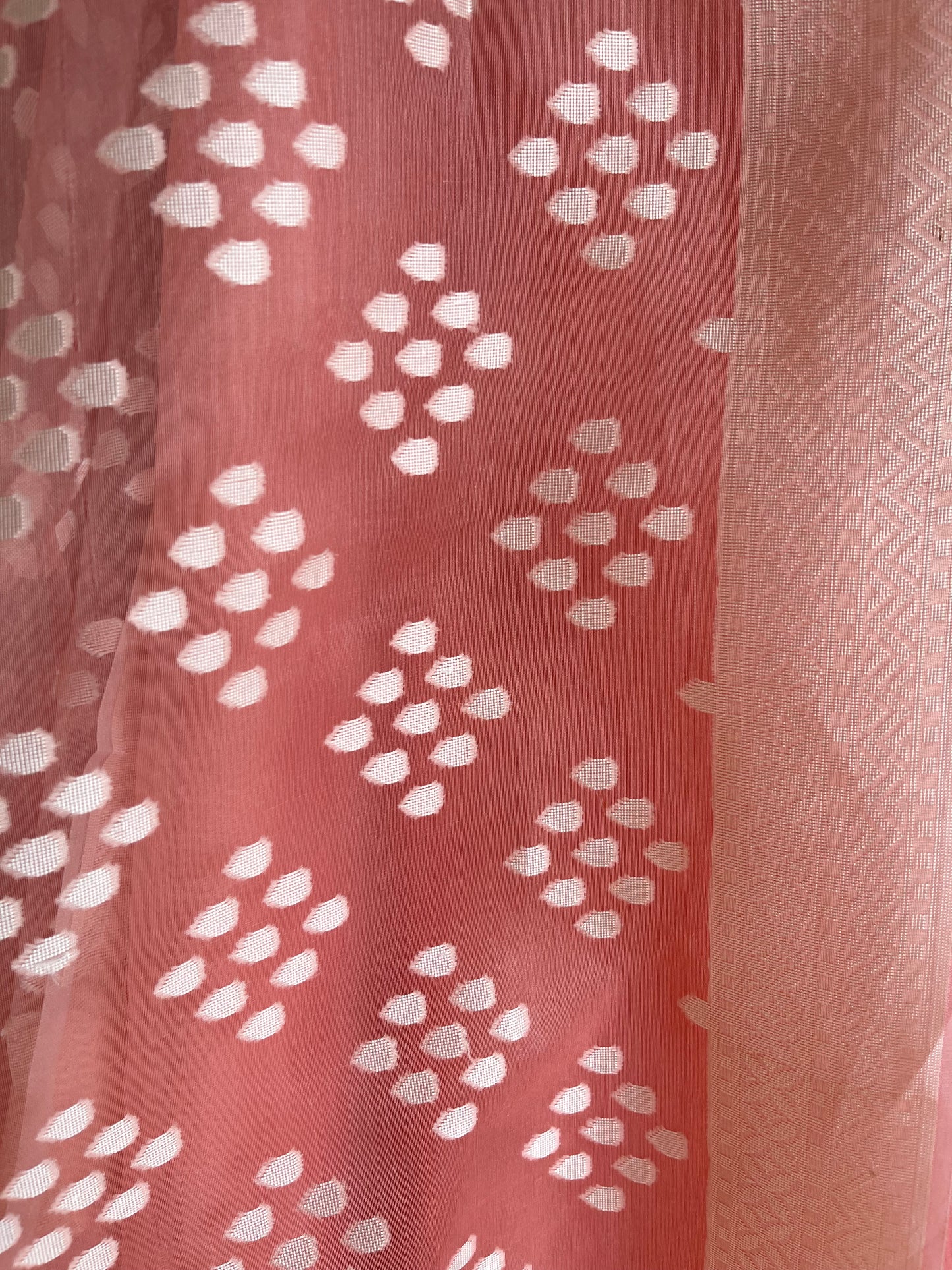 Pearlwork jamdani organza suit