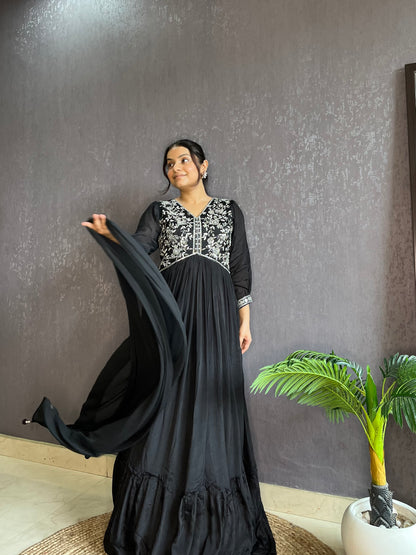Handwork Anarkali suit