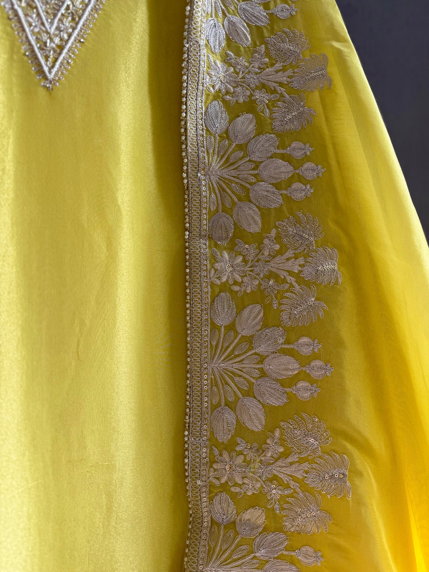 Luxurious Aari work handwork suit