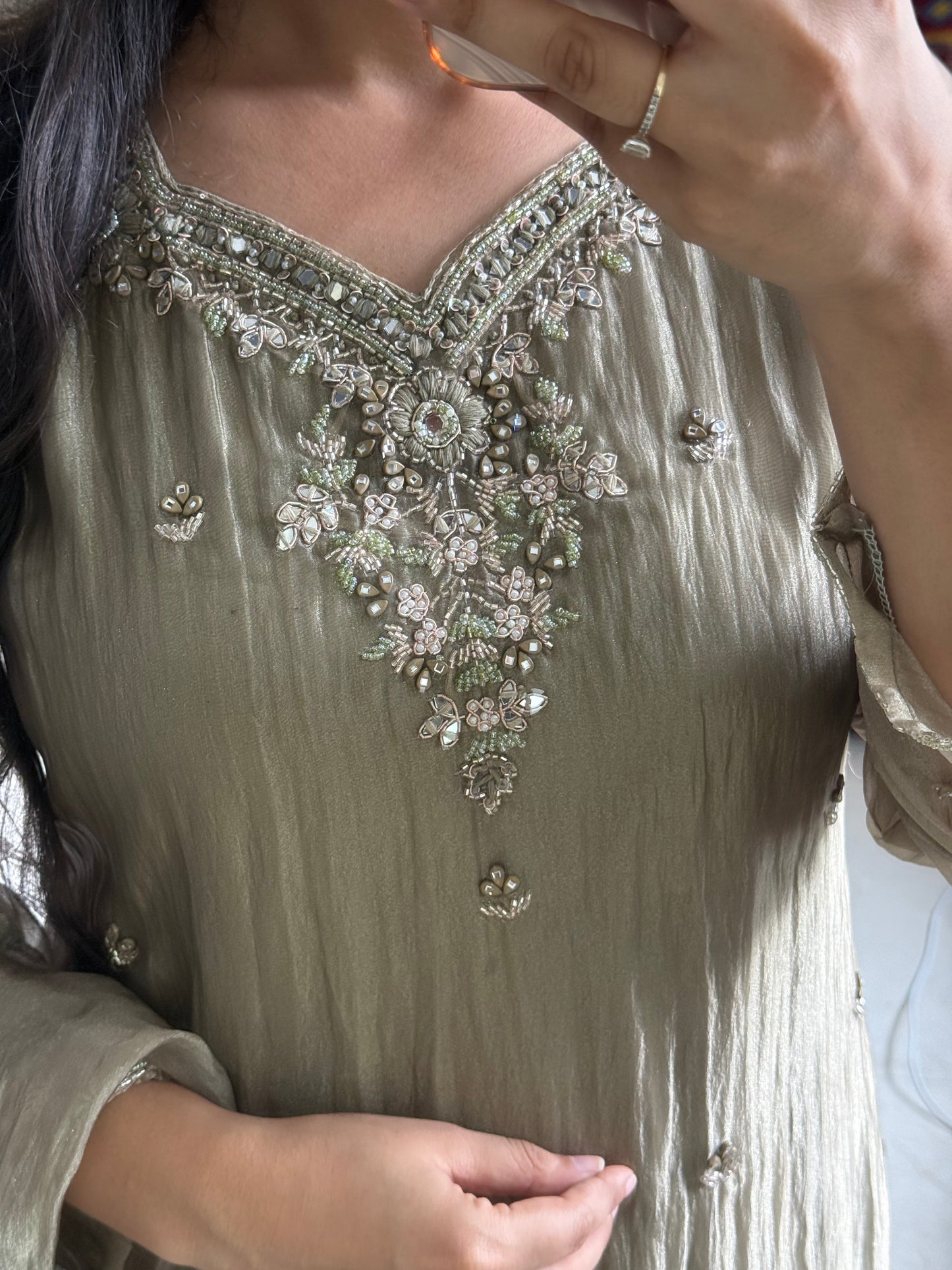 Handwork sharara set