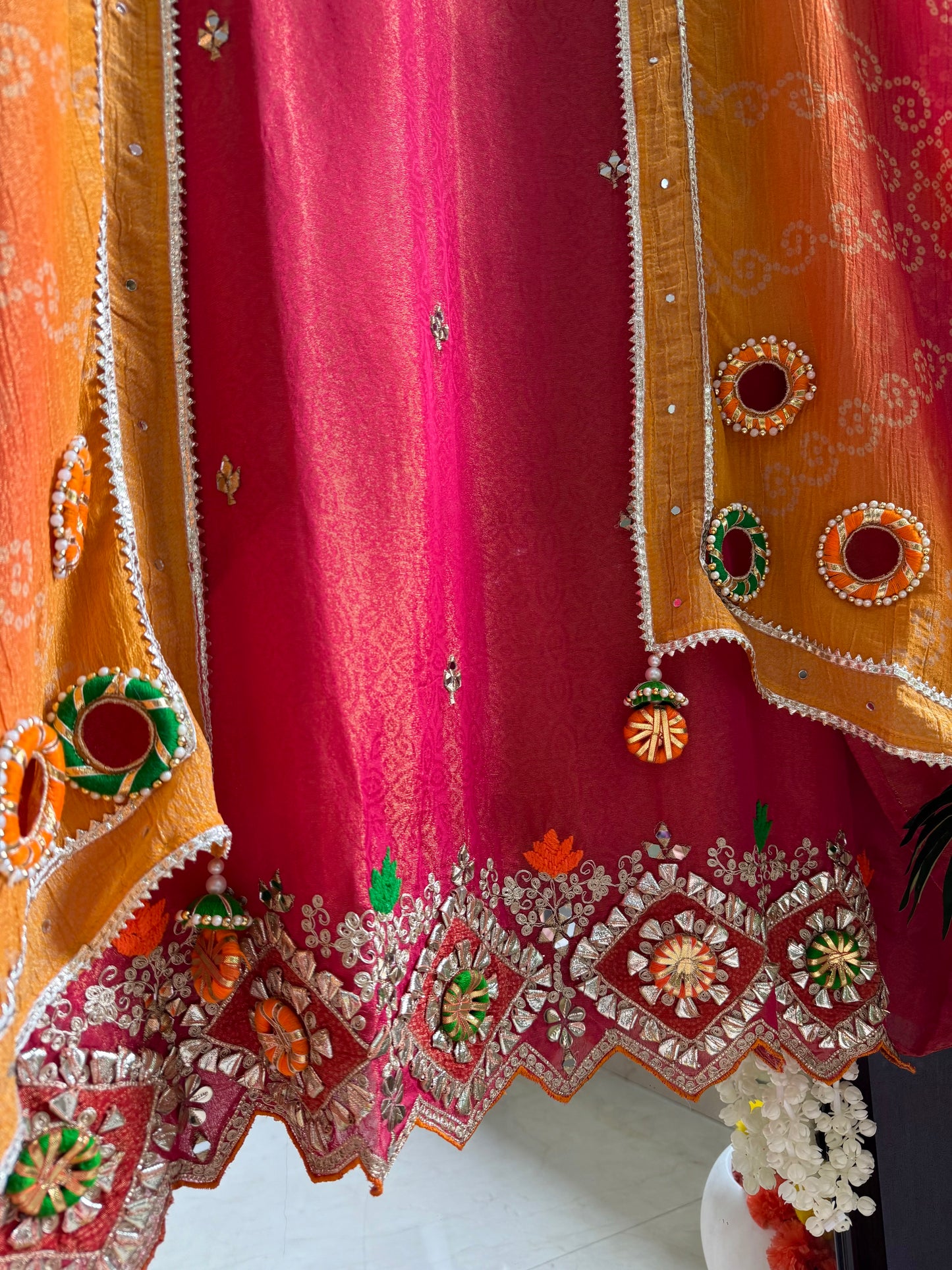 Luxurious Gotapatti Bangles suit