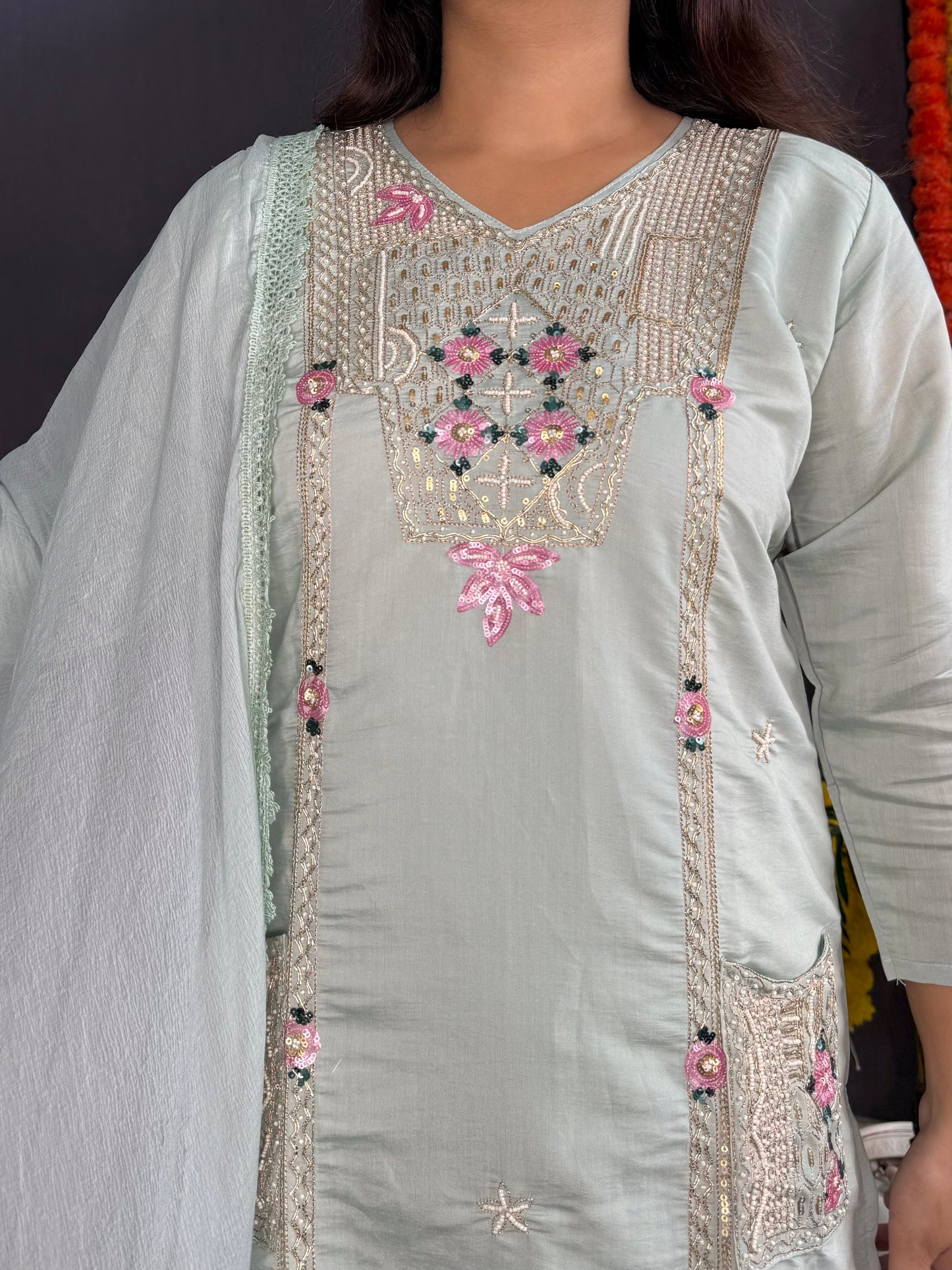 Handwork modal suit sets