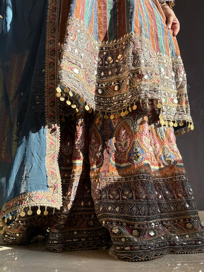 Pakistani gotapatti kalidaar Anarkali set