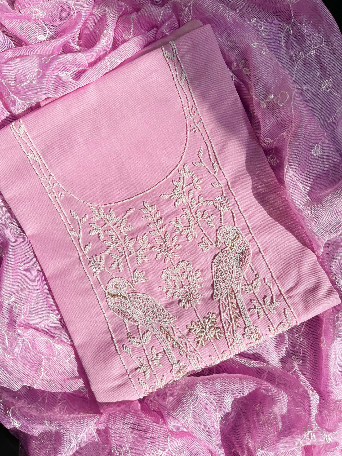 Pearlwork premium cotton suits