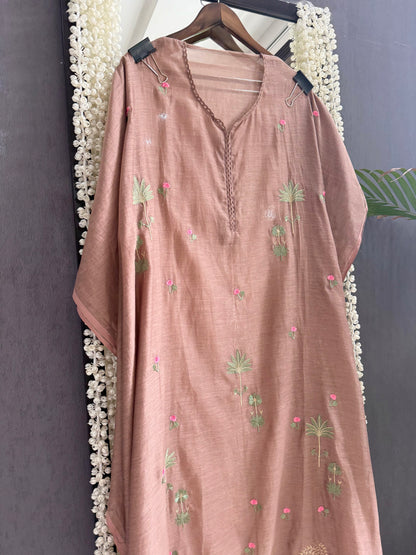 Luxurious Mul chanderi pichwai suit