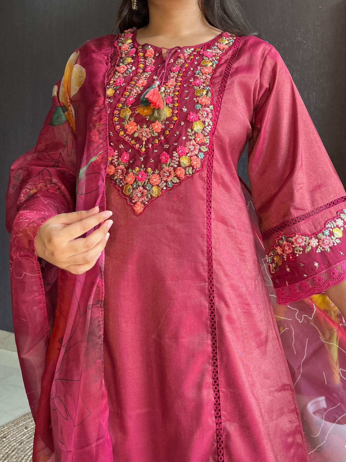Aline Pakistani Handwork suit