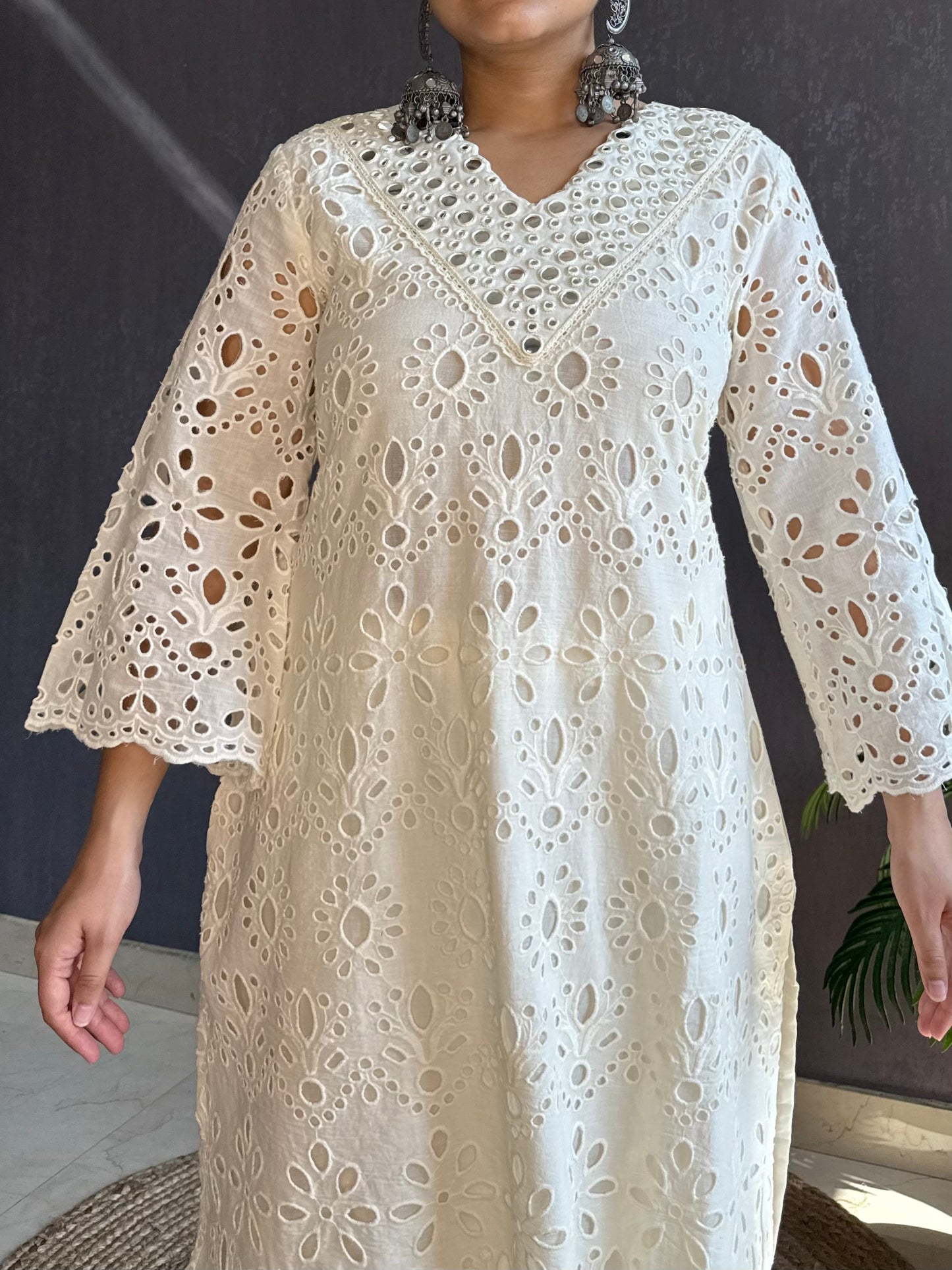 Schiffili floral cotton Coord set
