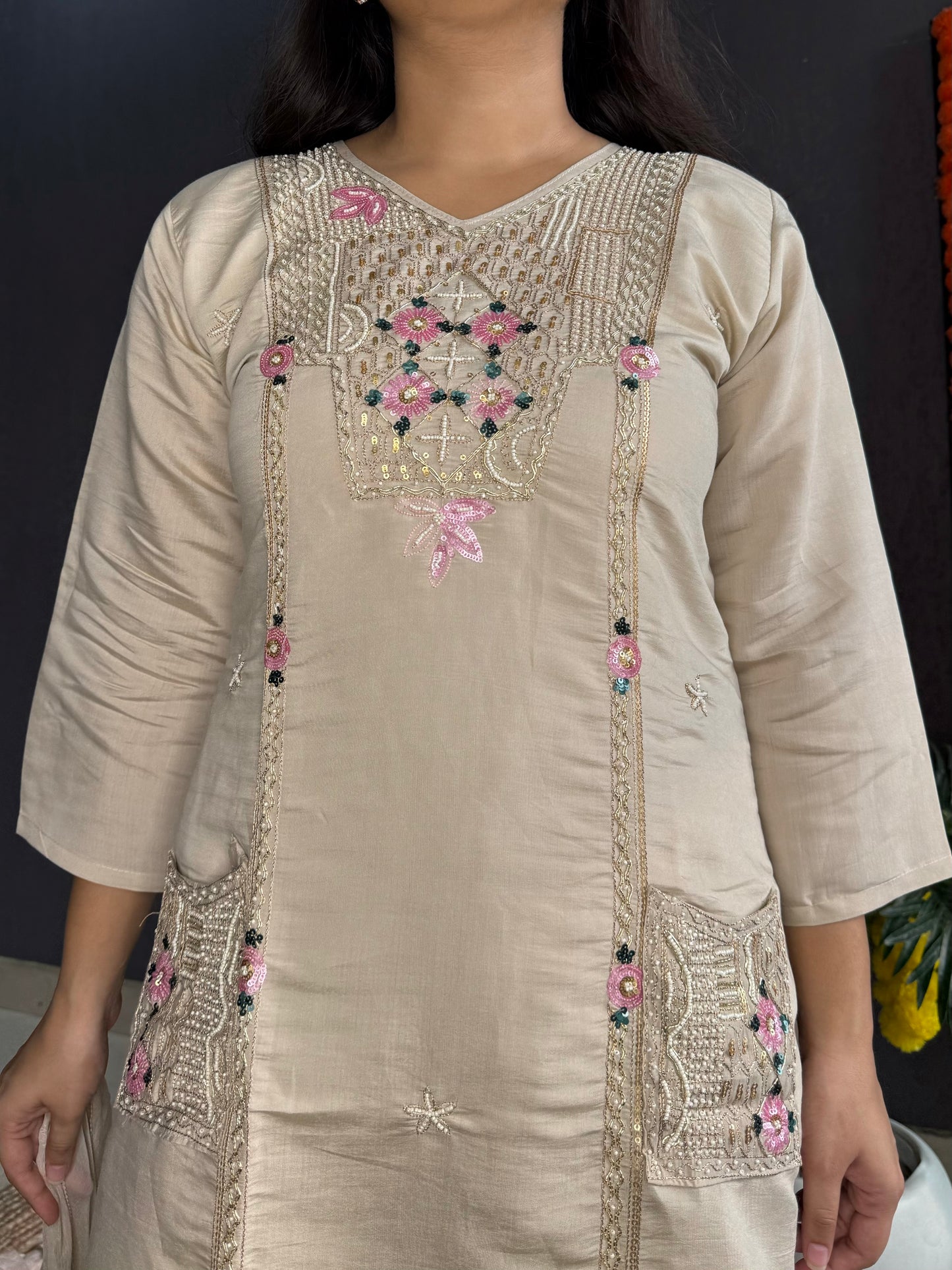 Handwork modal suit sets