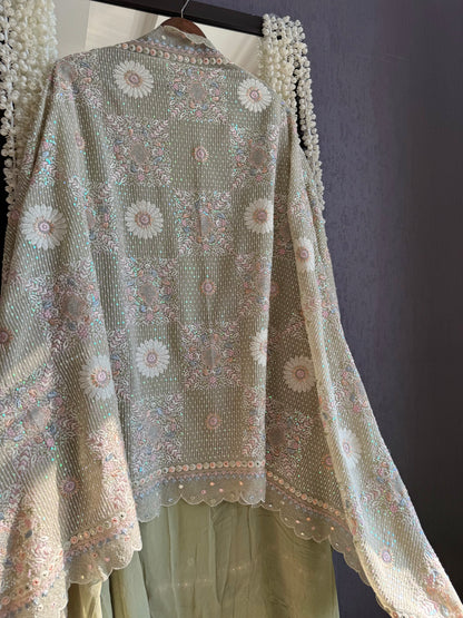 Lucknowi chikankari handwork suit