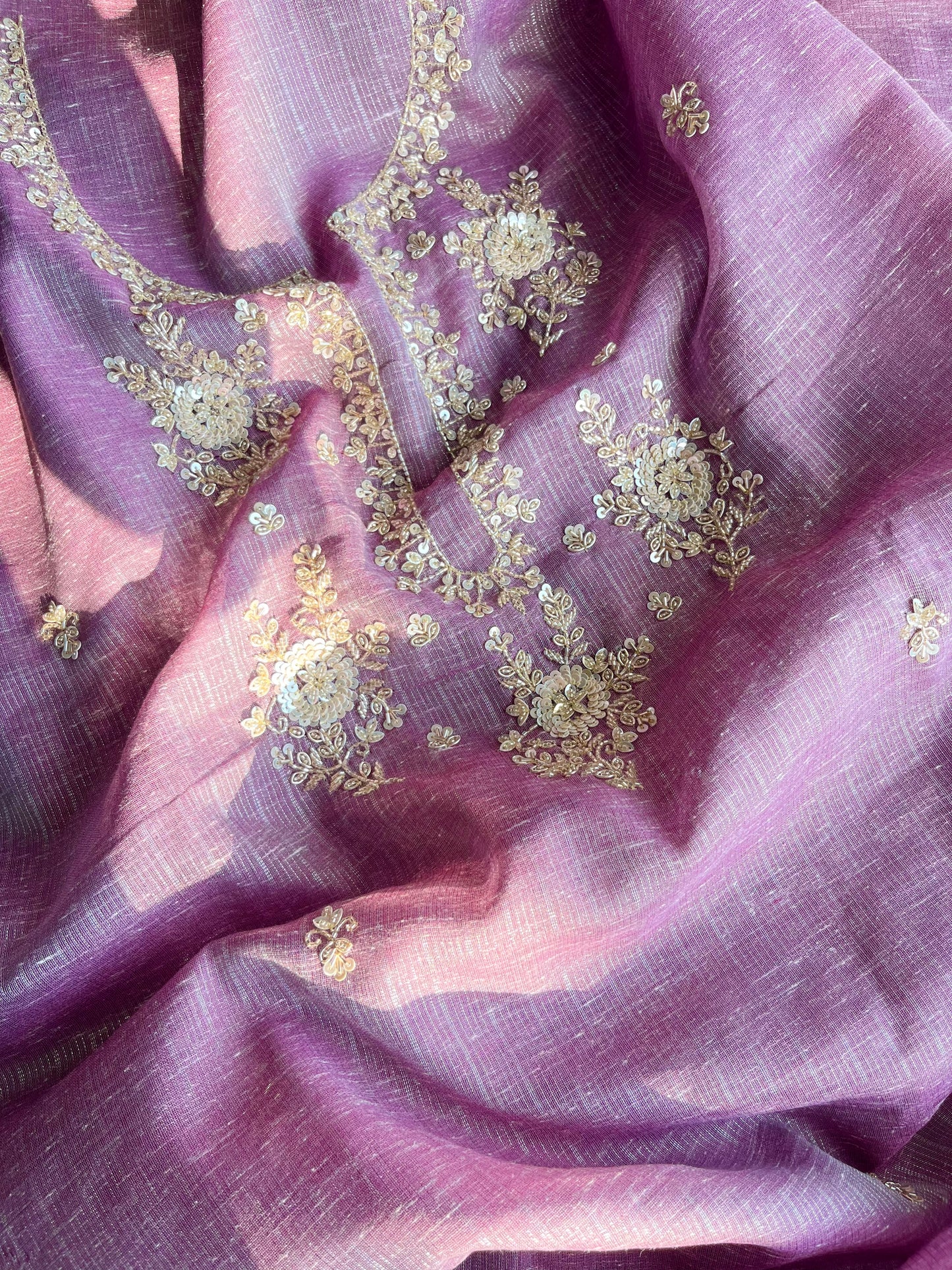 Benarsi kota handwork suit
