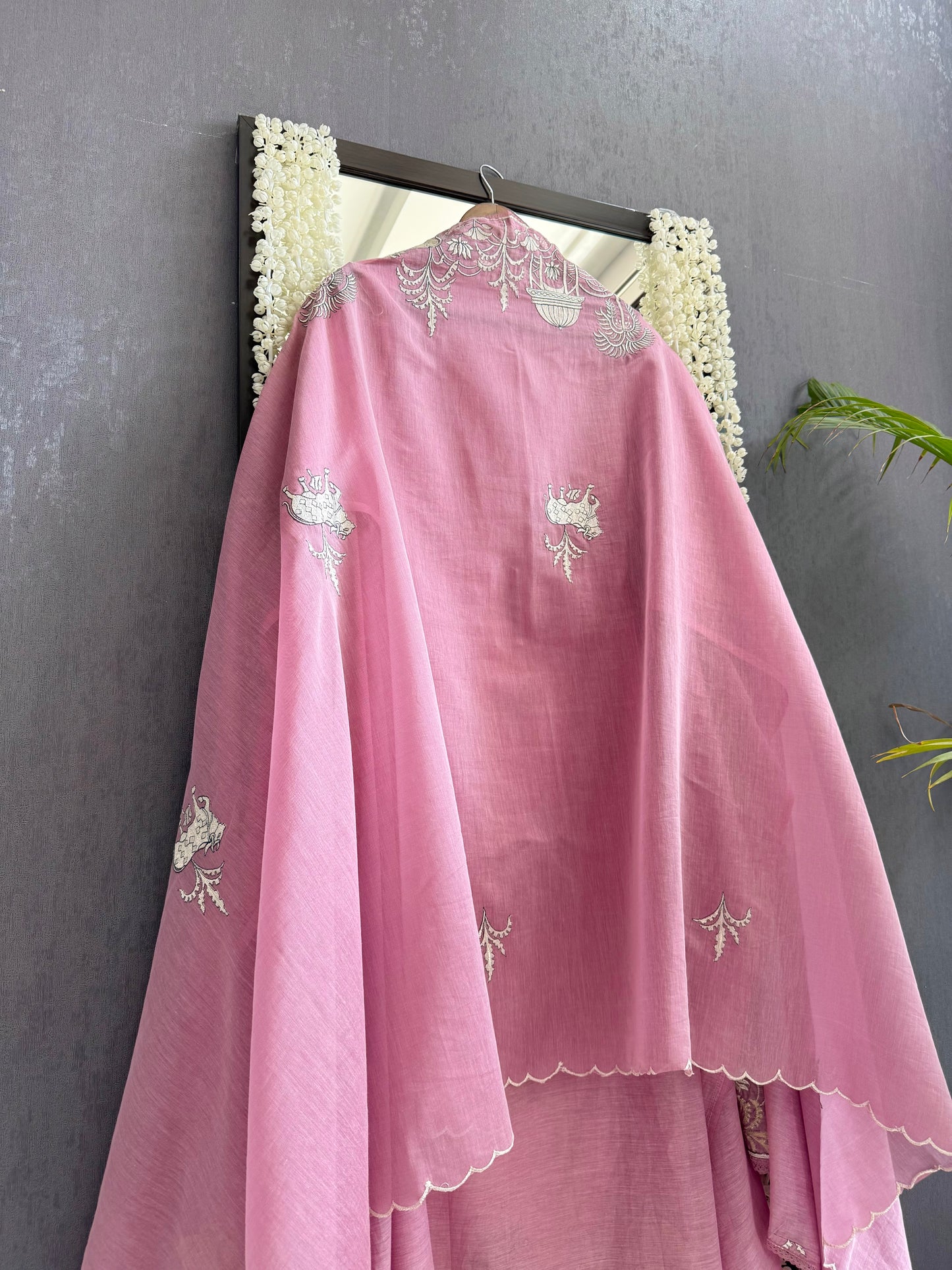 Luxurious Mul chanderi pichwai suit