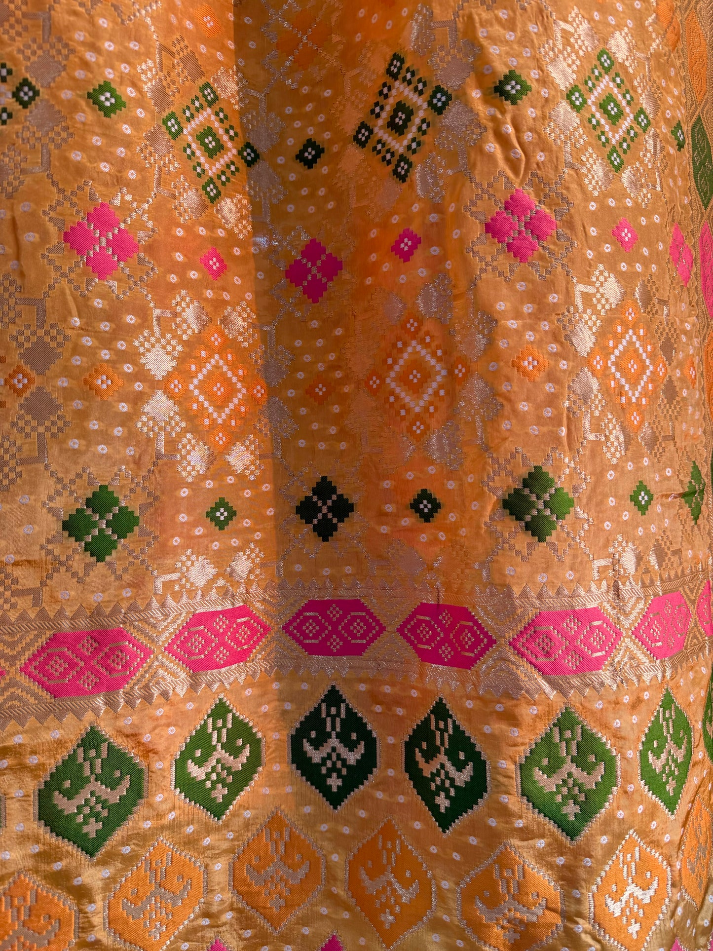 Luxurious patola kanjivaram silk suit