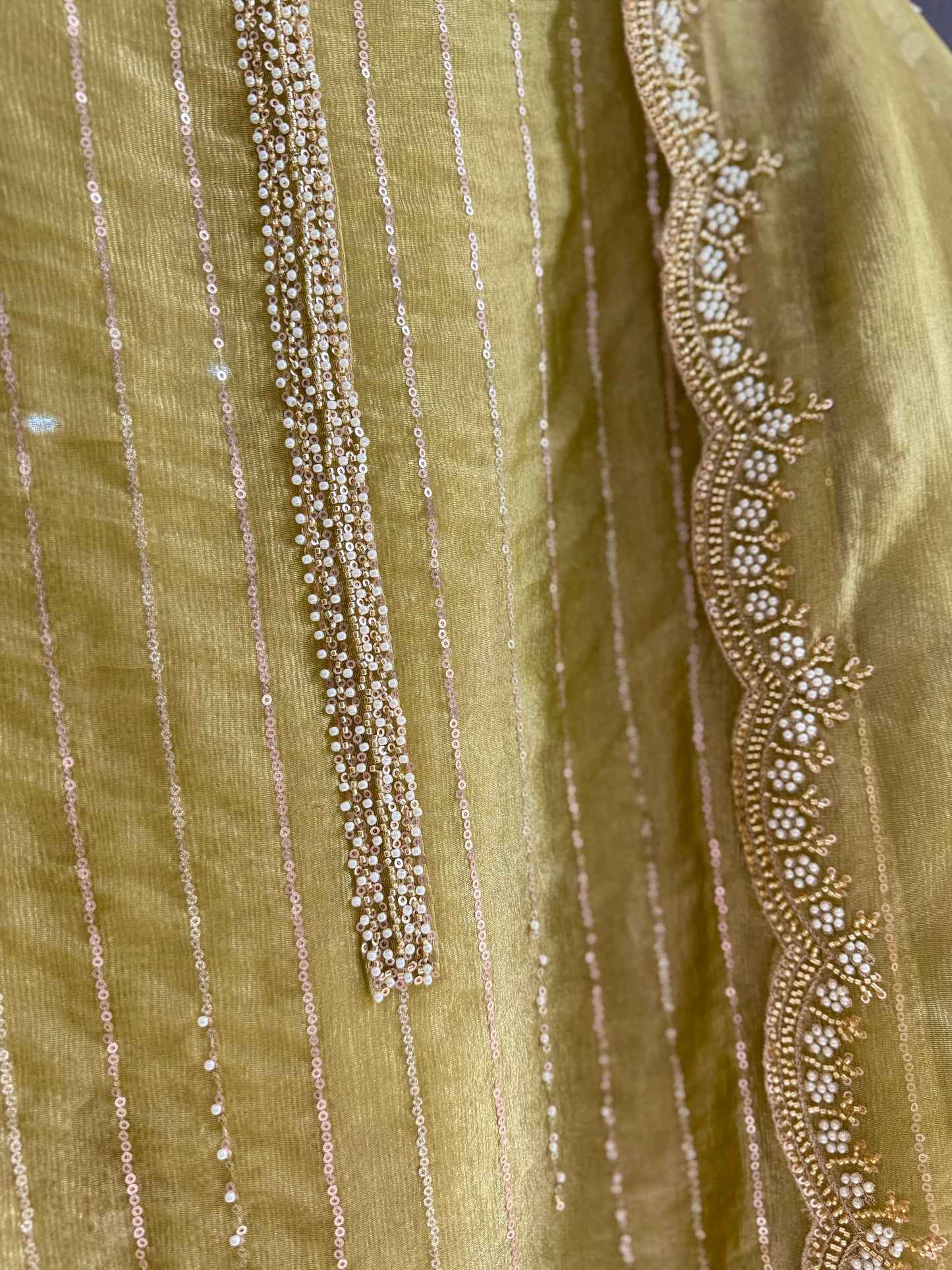Premium Crush Tissue handwork suit